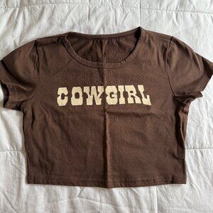Cowgirl Cropped Tee